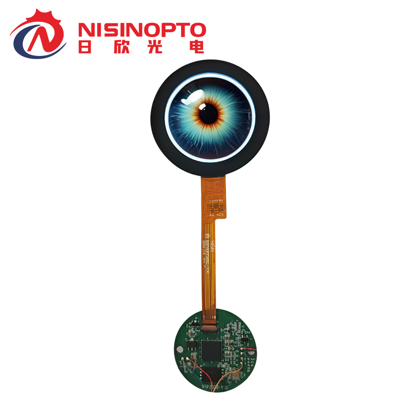 1.6寸400*400串口圆形屏TFT屏带板编程小家电智能穿戴机器人屏幕